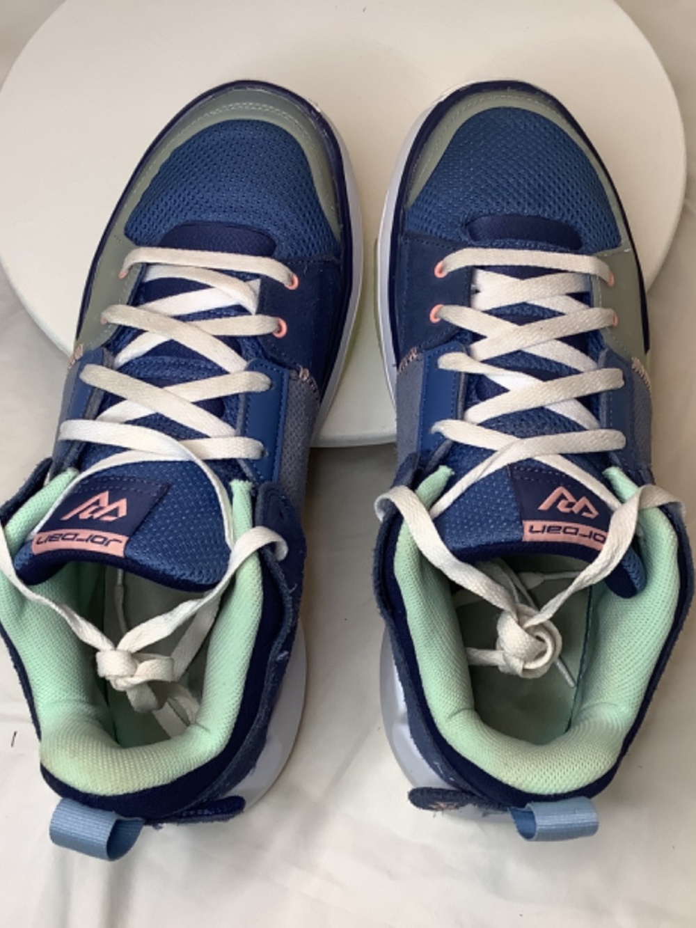 EUC Nike Jordan One Take 5 Men’s Basketball shoes blue sz. 10 - Picture 4 of 16
